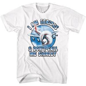 Airplane Dont Call Me Shirley Funny Movie Graphic T-Shirt